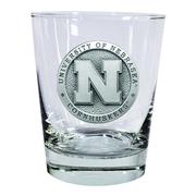 Nebraska Heritage Pewter Rocks Glass